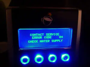 Err Message on Display
