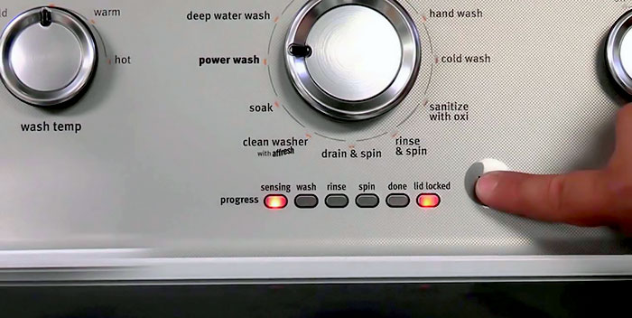 How to use Control Lock to lock or unlock a washing machine