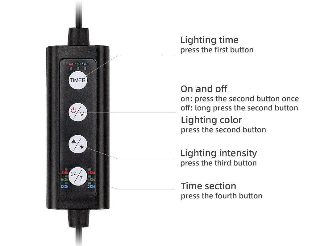 How to Program Hygger Aquarium Light