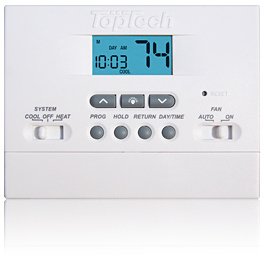 How to Program a Toptech Thermostat