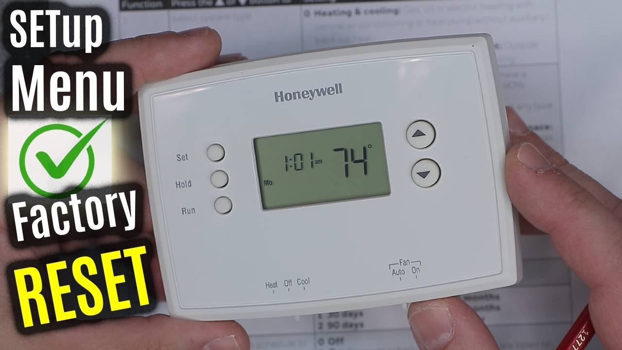 How to Reset Programmable Thermostat: Easy Step-by-Step Guide