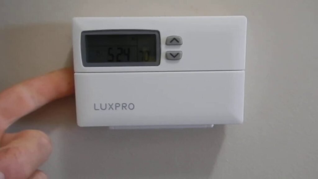 How to Turn on Luxpro Thermostat