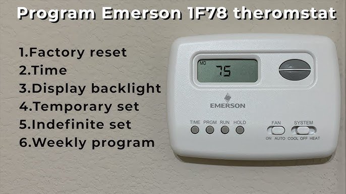 How to Work a White Rodgers Thermostat