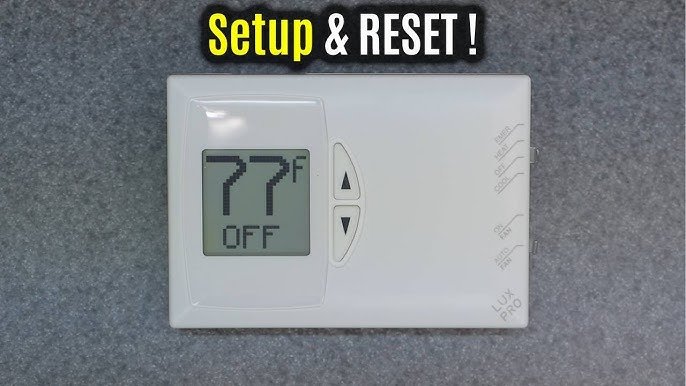 Luxpro Thermostat Not Working