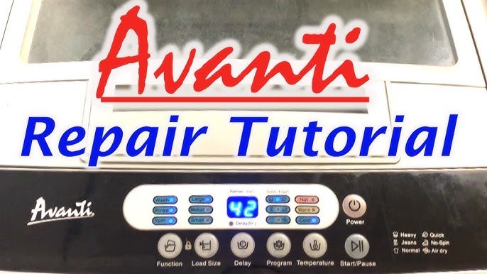 Avanti Washing Machine Problems