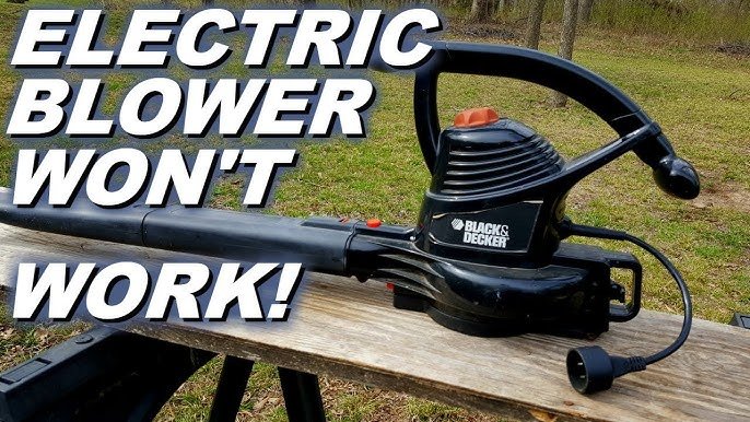 Black Decker Blower Problems