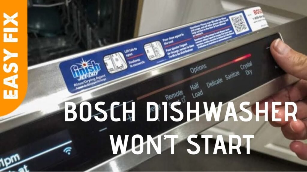 Bosch Dishwasher Not Turning on