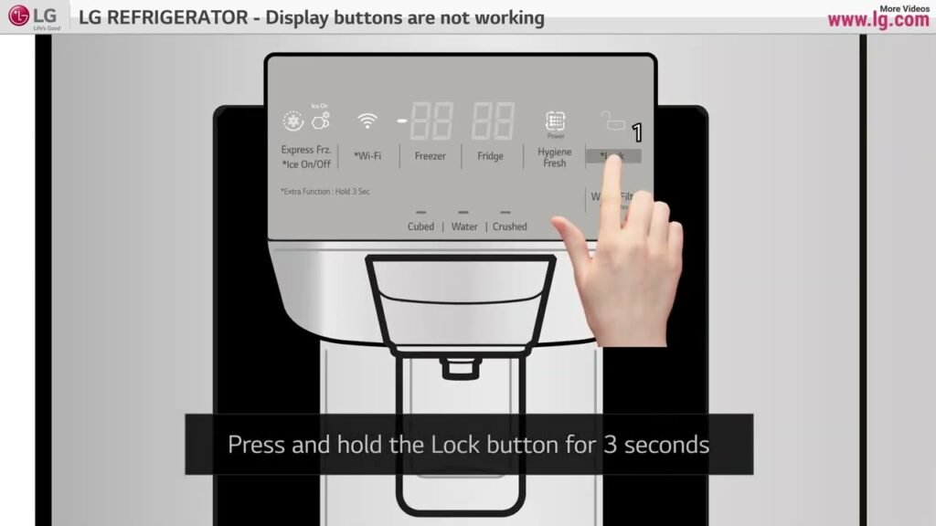 Lg Fridge Control Panel Not Working