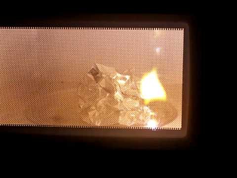 Accidentally Put Foil in Microwave