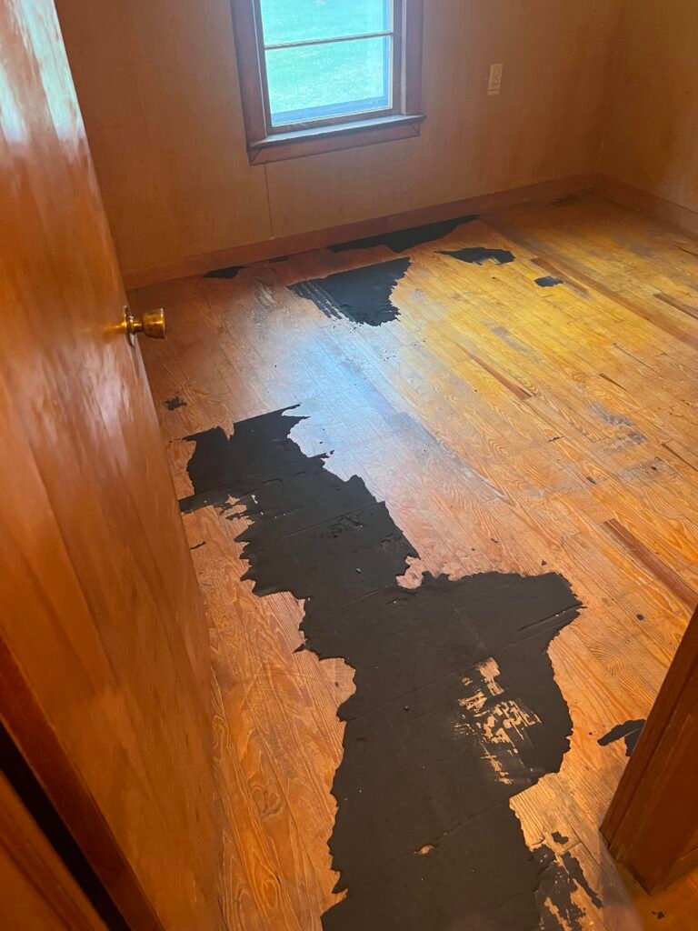 Black Stuff under Carpet Pad