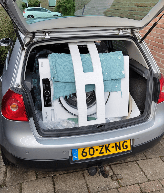 Can Washing Machine Fit in Car