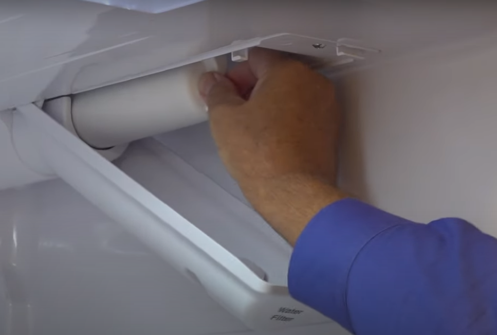 Cant Remove Water Filter from Whirlpool Refrigerator