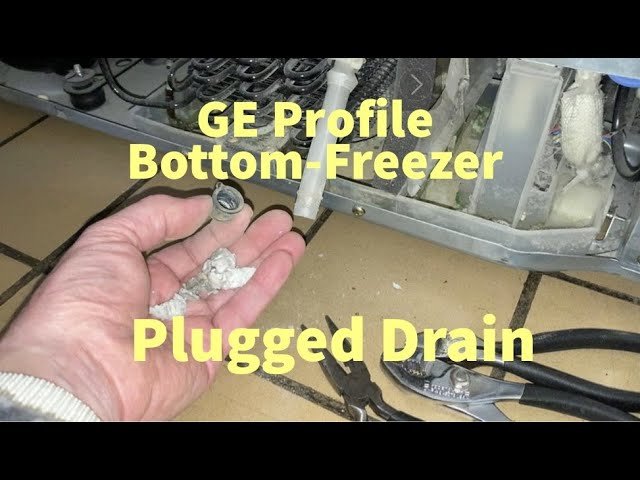 Ge Refrigerator Defrost Drain Location