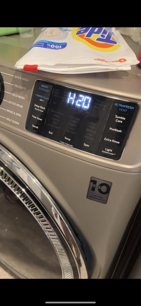 Ge Washer H20 Supply Error