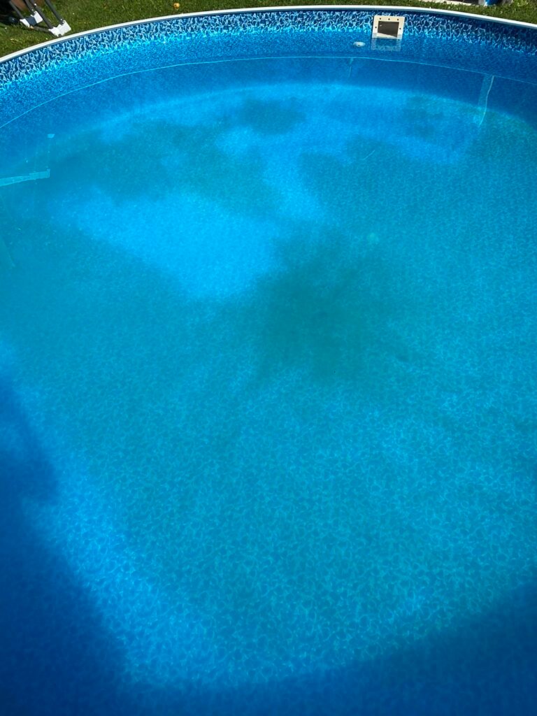 Grey Dust on Bottom of Pool