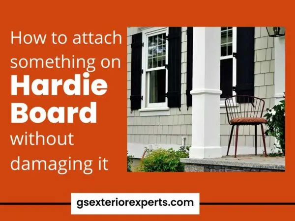 Hang Things on Hardie Board