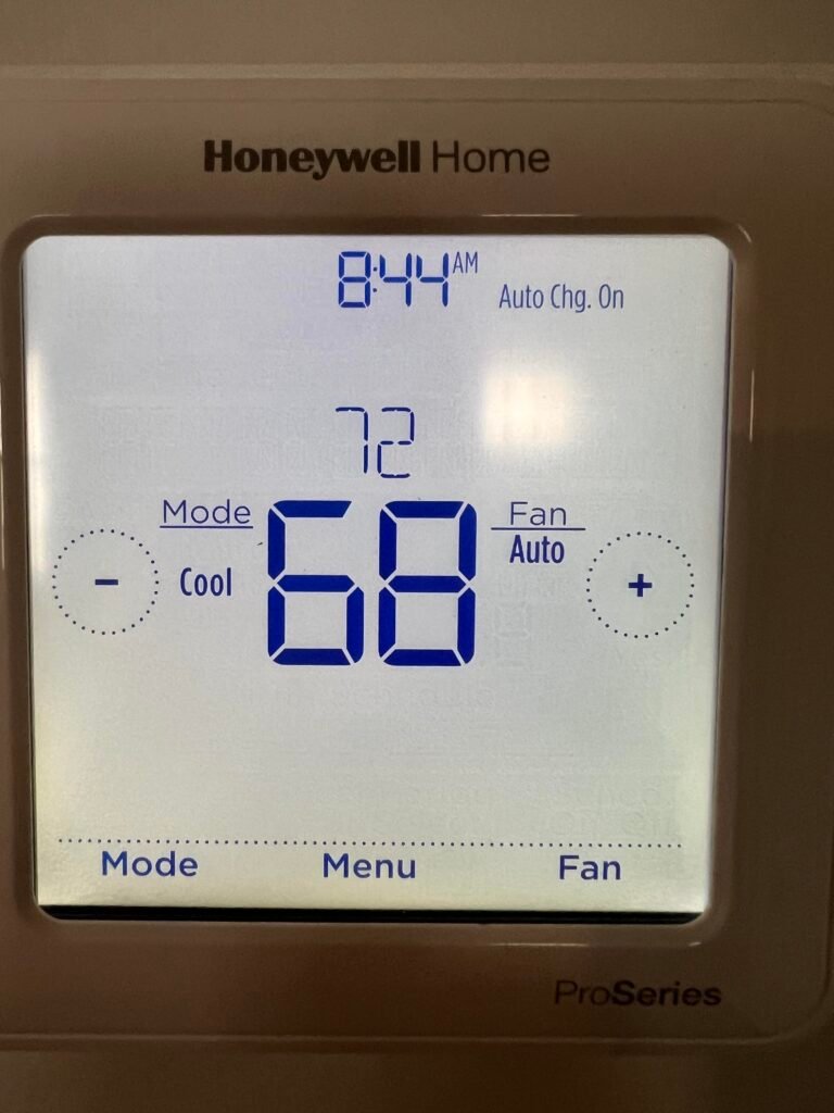 Honeywell Thermostat Auto Setting