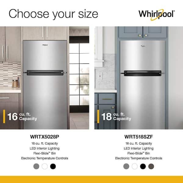 How Many Cubic Feet Whirlpool Refrigerator