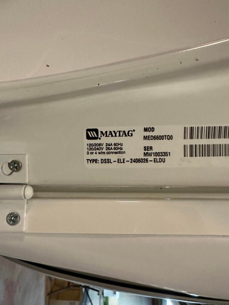 How Tell Age Maytag Appliance