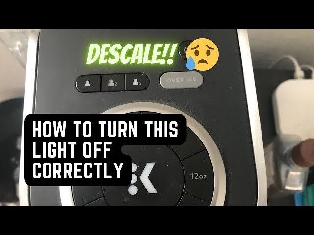 How Turn off Descale Light on Keurig Supreme