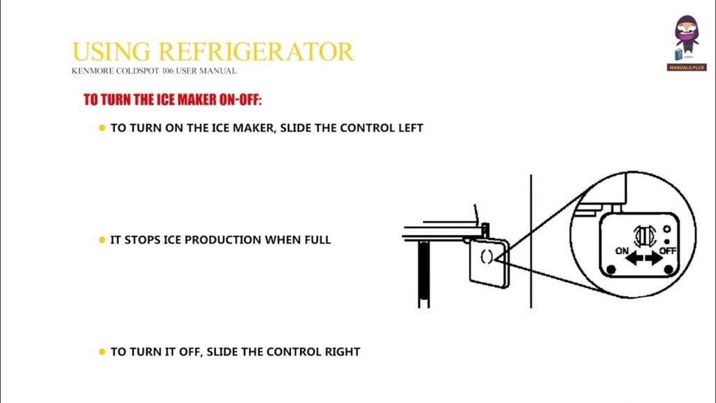 Kenmore Coldspot Refrigerator Temperature Control