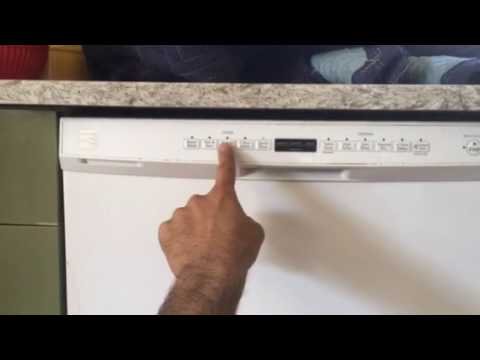 Kenmore Dishwasher Diagnostic Mode