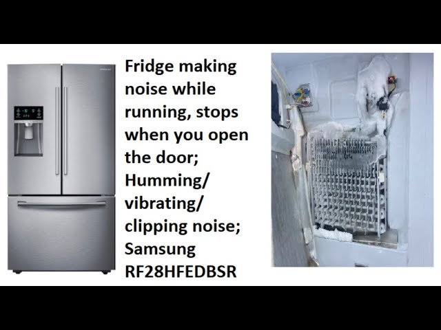 Lg Refrigerator Making Noise Stops Door Opens
