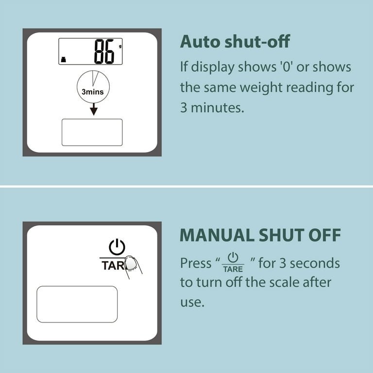 Mainstay Digital Kitchen Scale Calibration
