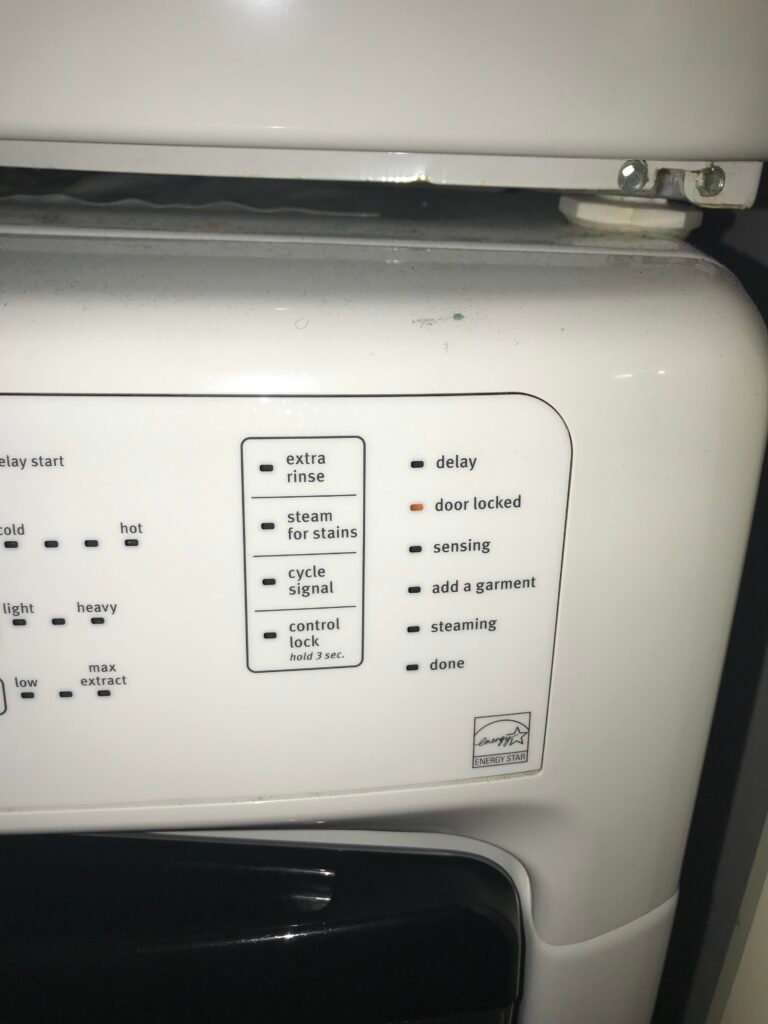 Maytag Washer Door Locked Flashing