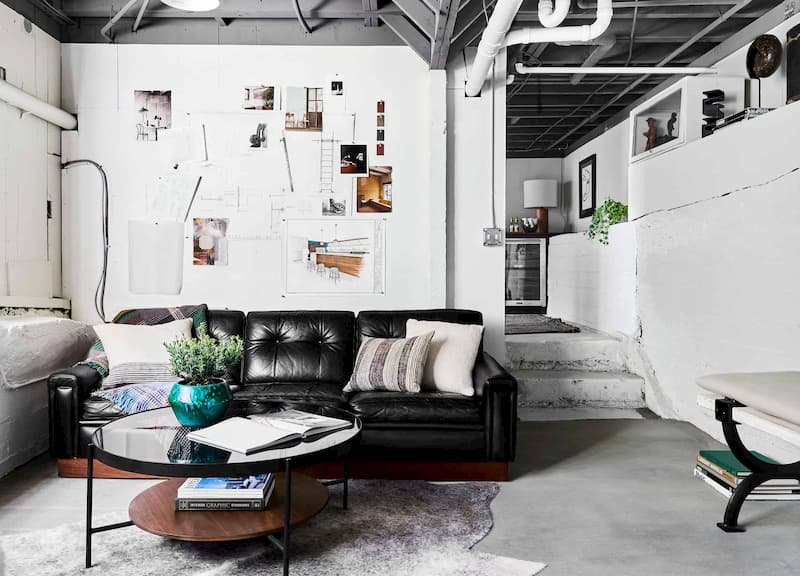 Partially Finished Basement