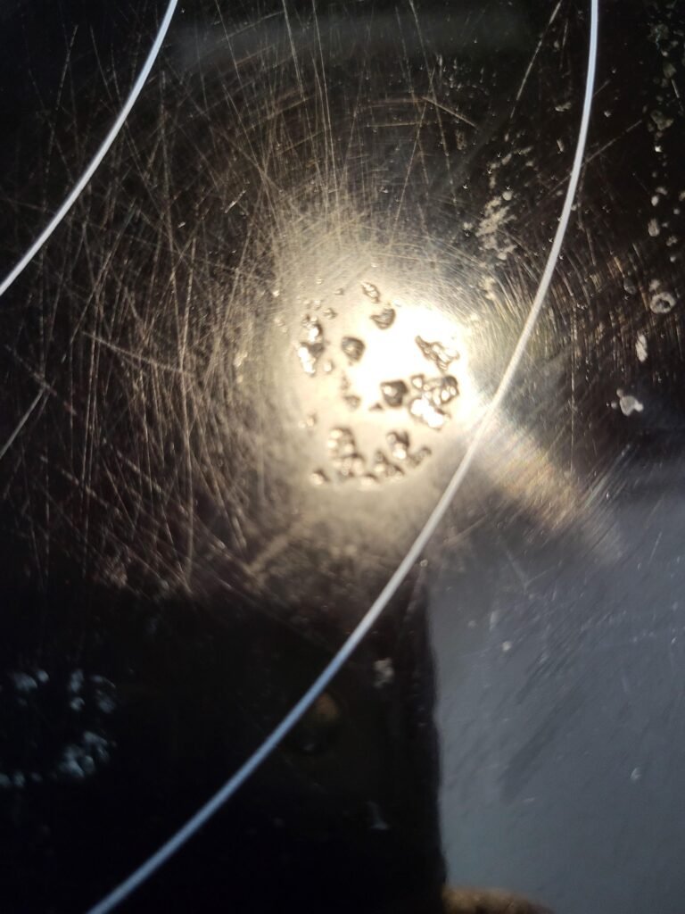 Pitted Glass Stove Top