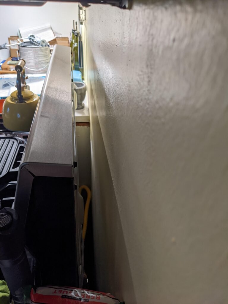 Range Outlet Pushes Oven Far from Wall
