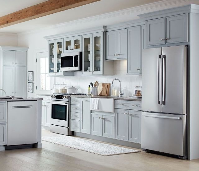 Refrigerator on Same Wall Sink