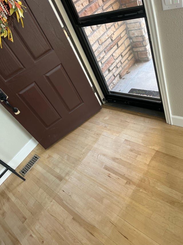 Rug Outline on Hardwood Floors