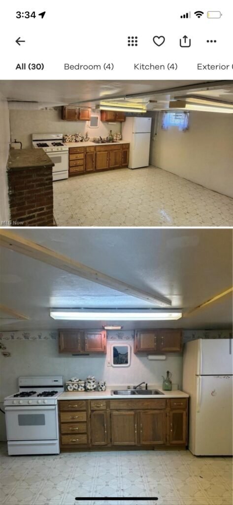 Summer Kitchen in Basement