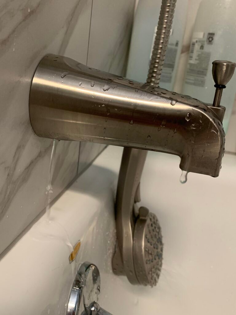 Tub Spout Leaking from Back