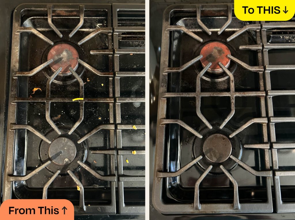 Use Oven Cleaner Enamel Stove Top
