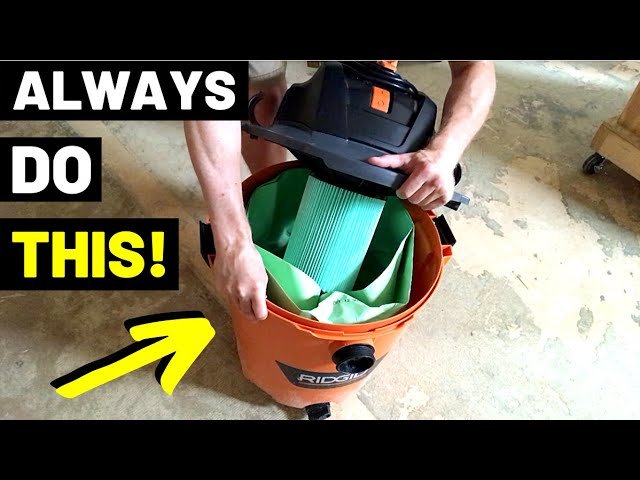 Use Shop Vac Without Bag