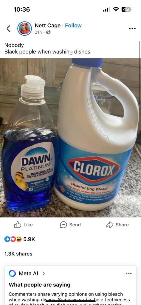 Washing Dishes With Bleach