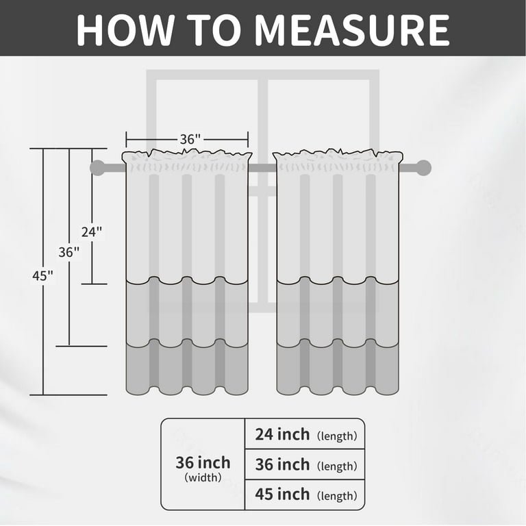 What Size are Kitchen Curtains