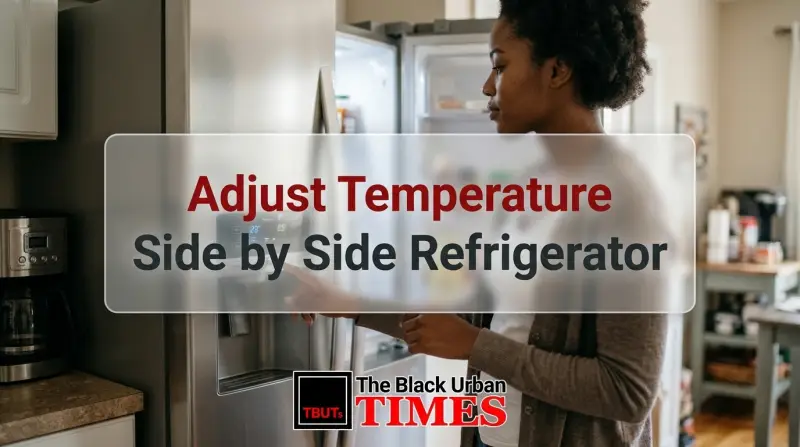 Adjust Temperature Side by Side Refrigerator