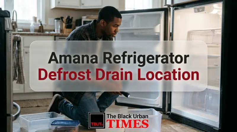 Amana Refrigerator Defrost Drain Location