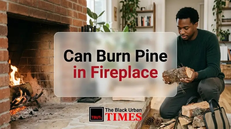 Can Burn Pine in Fireplace