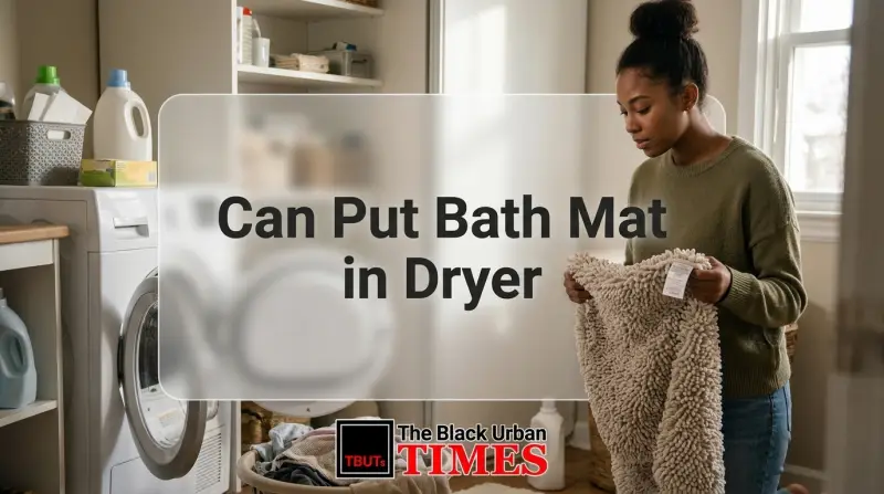 Can Put Bath Mat in Dryer
