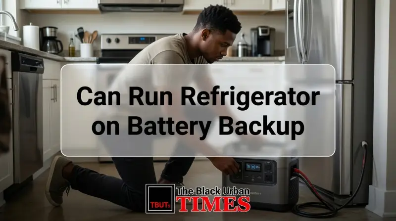 Can Run Refrigerator on Battery Backup