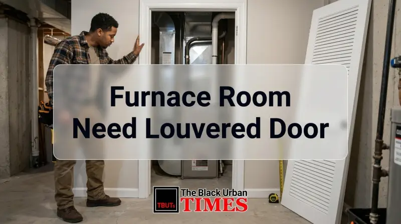 Furnace Room Need Louvered Door