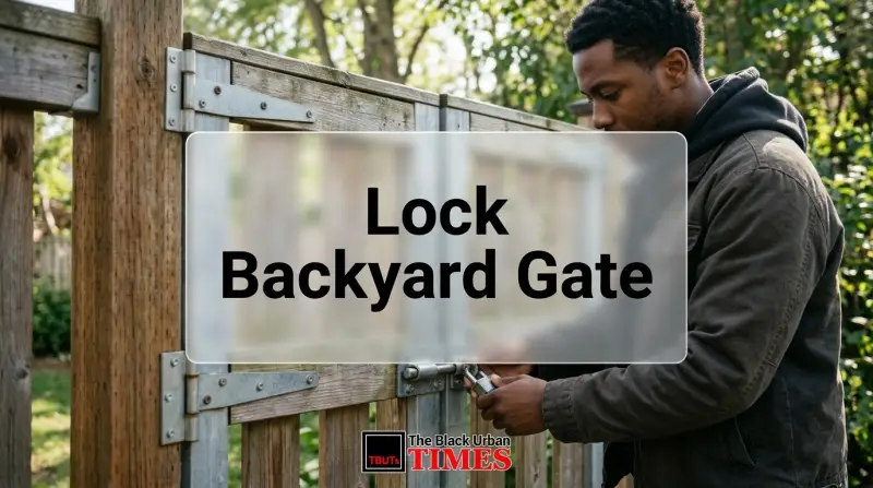Lock Backyard Gate