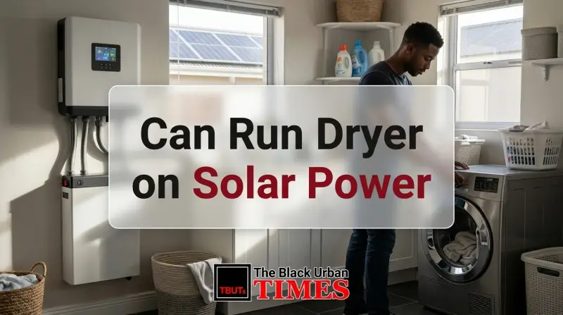Can Run Dryer on Solar Power