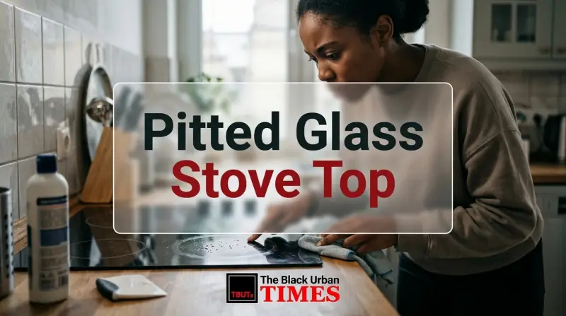 Pitted Glass Stove Top