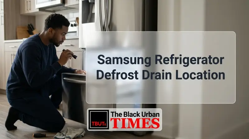 Samsung Refrigerator Defrost Drain Location